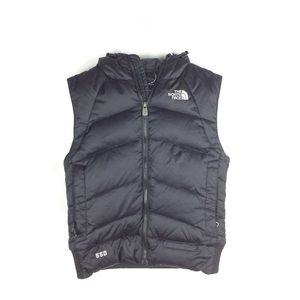 The North Face Black Vest 550 Goose Down Fur XS